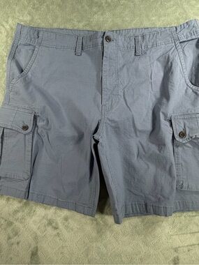 St. John's Bay Slate Blue Men's Cargo Shorts